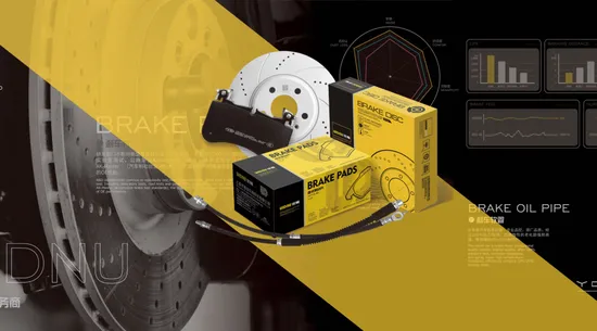 Pastilhas de freio de cerâmica de disco dianteiro D1169 para GM